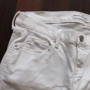 banana republic white jeans